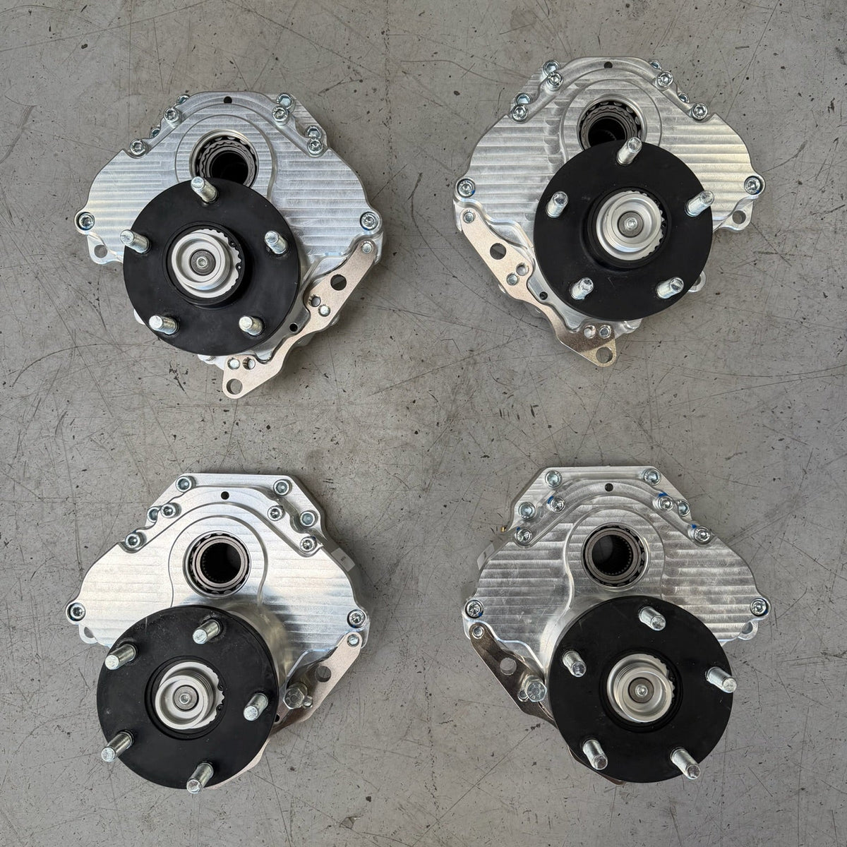 Close shot of 4 Portal Pros Jeep Wrangler or Gladiator portal axles 
